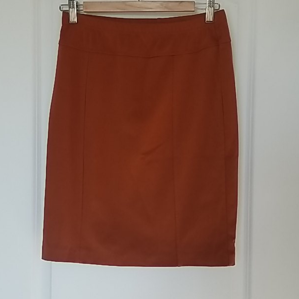 Ellen Tracy Burnt orange skirt